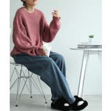 モヘアライクニットプルオーバー ユニセックス オーバーサイズ | aimoha  | 詳細画像53 