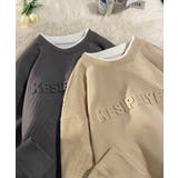 aimoha outdoorワッフルクルーネックスウェット | aimoha men | 詳細画像5 