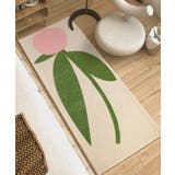 ライトピンク | aimoha home花柄ロングラグ | aimoha 