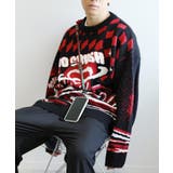 HOOK  original レトロ調溶けるハート配色ニットプルオーバー | HOOK | 詳細画像8 