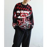 HOOK  original レトロ調溶けるハート配色ニットプルオーバー | HOOK | 詳細画像9 