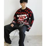 HOOK  original レトロ調溶けるハート配色ニットプルオーバー | HOOK | 詳細画像10 