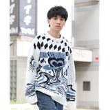 HOOK  original レトロ調溶けるハート配色ニットプルオーバー | HOOK | 詳細画像13 