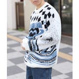 HOOK  original レトロ調溶けるハート配色ニットプルオーバー | HOOK | 詳細画像15 