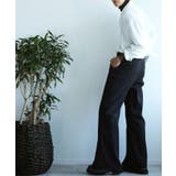 aimoha menセンタータックフレアパンツ | aimoha men | 詳細画像6