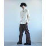 ホワイト | aimoha menビッグシルエットバック刺繍シャツ | aimoha men