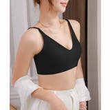 ブラック | 3WAYストラップブラ | aimoha