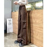 裏起毛カーゴパンツ カーゴ風裏起毛カラーデニムパンツ【AW】 | aimoha | 詳細画像11