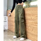 裏起毛カーゴパンツ カーゴ風裏起毛カラーデニムパンツ【AW】 | aimoha | 詳細画像14