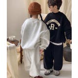 【aimoha-KIDS-】韓国子供服 ユニセックス厚地スウェットセットアップ | aimoha kids | 詳細画像5 
