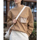 ベージュ | 2WAYポケットビッグTシャツ 2WAY pocket | aimoha 