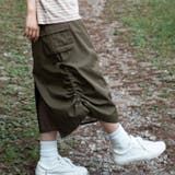 カーキ | Mesh layered double sided skirt【smore】 | aimoha 