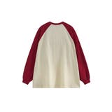 【HOOK】ポップ風プリントラグランスリーブロングTEE | HOOK | 詳細画像5