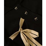 for girls アシンメトリーリボン飾りポロショット丈ニットソー | HOOK | 詳細画像10