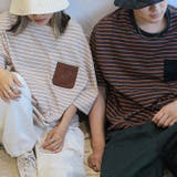 tシャツ Tシャツ BORDER POCKET S/S T SHIRTS | aimoha  | 詳細画像1 
