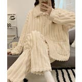 秋冬暖かふわふわ レディース 立体感ルームウェア 上下2点セット【AW】 | aimoha  | 詳細画像3 