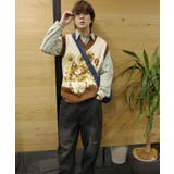 HOOK -original- かわいいネコとひまわりニットベスト | HOOK | 詳細画像13 