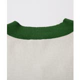 HOOK -original- かわいいネコとひまわりニットベスト | HOOK | 詳細画像3 