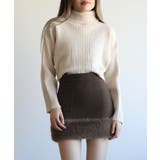 【Jasmine】エコファーハイウエストミニスカート【AW】 | aimoha | 詳細画像3