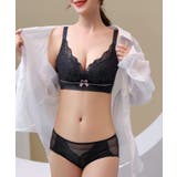 バイカラー大柄レースブラ | aimoha | 詳細画像3