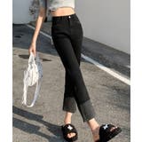 ブラック | ロールアップデニム | aimoha