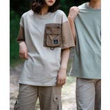 ブラウン | 2WAY CREW NECK BIG S/S T-SHIRT【SS】 | aimoha 