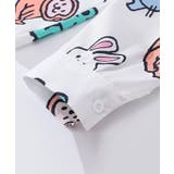 【HOOK】かわいい動物イラスト総柄プリントシャツ | HOOK | 詳細画像4 