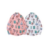 【HOOK】かわいい動物イラスト総柄プリントシャツ | HOOK | 詳細画像1 