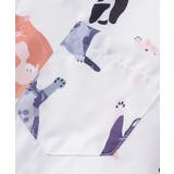 【HOOK】かわいい動物イラスト総柄プリントシャツ | HOOK | 詳細画像4 