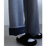 柔らか 裏起毛暖かパンツ 外出できるロングパンツ | aimoha  | 詳細画像7 