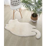 オフホワイト | aimoha home猫のフワフワマット | aimoha 