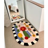 aimoha home/手描き風楕円形ラグ | aimoha  | 詳細画像4 