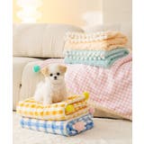 モコモコ リバーシブルポンポン付きペット毛布 | aimoha  | 詳細画像6 