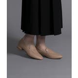 【shoes365】ローヒールスクエアトゥローファー | aimoha | 詳細画像2