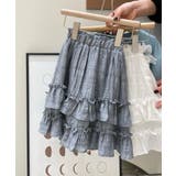 グレー | 子供服 ふんわりロングスカート | aimoha kids