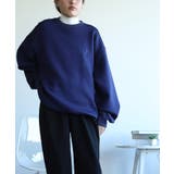 英文字刺繍ビッグシルエットエアスウェット【AW】 | aimoha  | 詳細画像8 