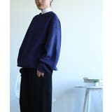 英文字刺繍ビッグシルエットエアスウェット【AW】 | aimoha  | 詳細画像9 