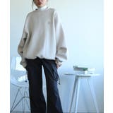 英文字刺繍ビッグシルエットエアスウェット【AW】 | aimoha  | 詳細画像12 