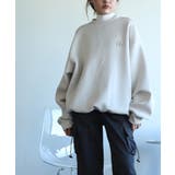 英文字刺繍ビッグシルエットエアスウェット【AW】 | aimoha  | 詳細画像13 