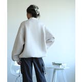 英文字刺繍ビッグシルエットエアスウェット【AW】 | aimoha  | 詳細画像16 