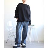 英文字刺繍ビッグシルエットエアスウェット【AW】 | aimoha  | 詳細画像26 