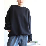 英文字刺繍ビッグシルエットエアスウェット【AW】 | aimoha  | 詳細画像37 
