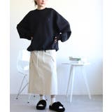 英文字刺繍ビッグシルエットエアスウェット【AW】 | aimoha  | 詳細画像38 