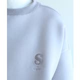 英文字刺繍ビッグシルエットエアスウェット【AW】 | aimoha  | 詳細画像2 