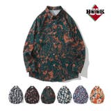 【HOOK】古着風絵画調総柄プリントシャツ | HOOK | 詳細画像1