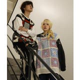 HOOK -original- パッチワークかぎ針風編み透かしベスト | HOOK | 詳細画像14 