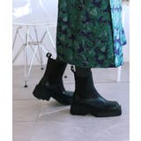 【shoes365】異形スクエアトゥ厚底ゴアブーツ | aimoha | 詳細画像1