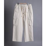 ホワイト | aimoha neo/WIDE CARGO POCKET PANTS | aimoha men