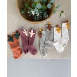 【mosox】かわいい立体サボテン付きkidsロング丈靴下4点セット | aimoha kids | 詳細画像7