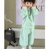 【aimoha-KIDS-】子供服 スポーツ風スウェットセットアップ | aimoha kids | 詳細画像6